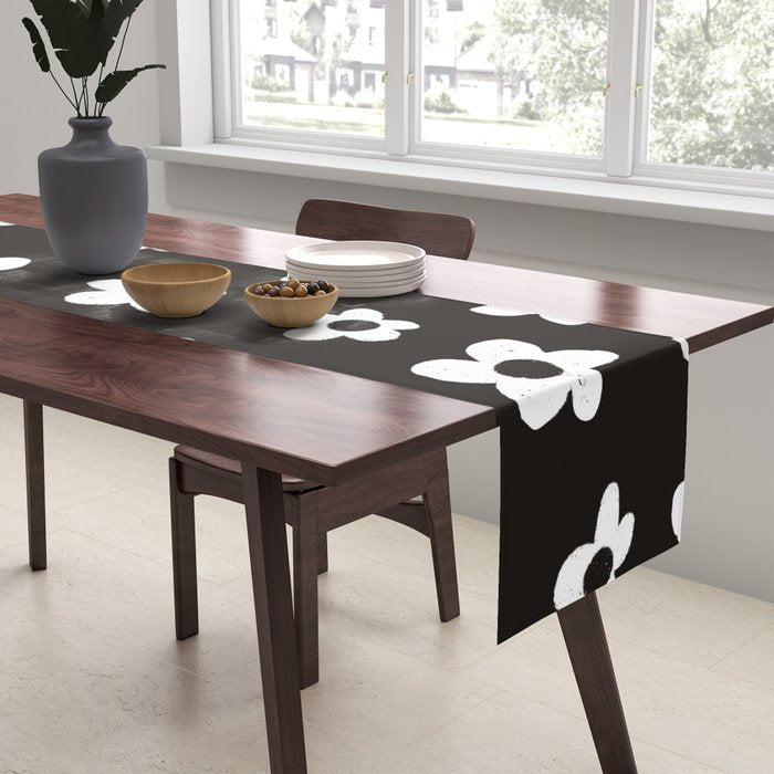 Black garden Table Runner Gallery Image 2