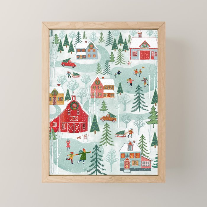 New England Christmas Mini Art Print Gallery Image 1