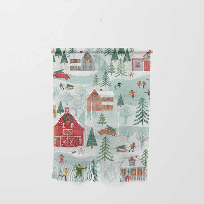 New England Christmas Wall Hanging Gallery Image 1