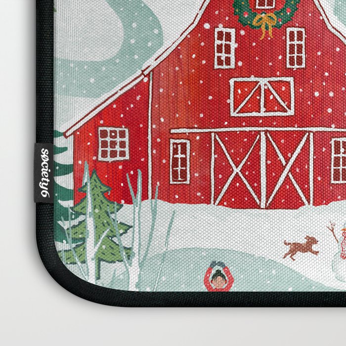 New England Christmas Laptop Sleeve Gallery Image 3