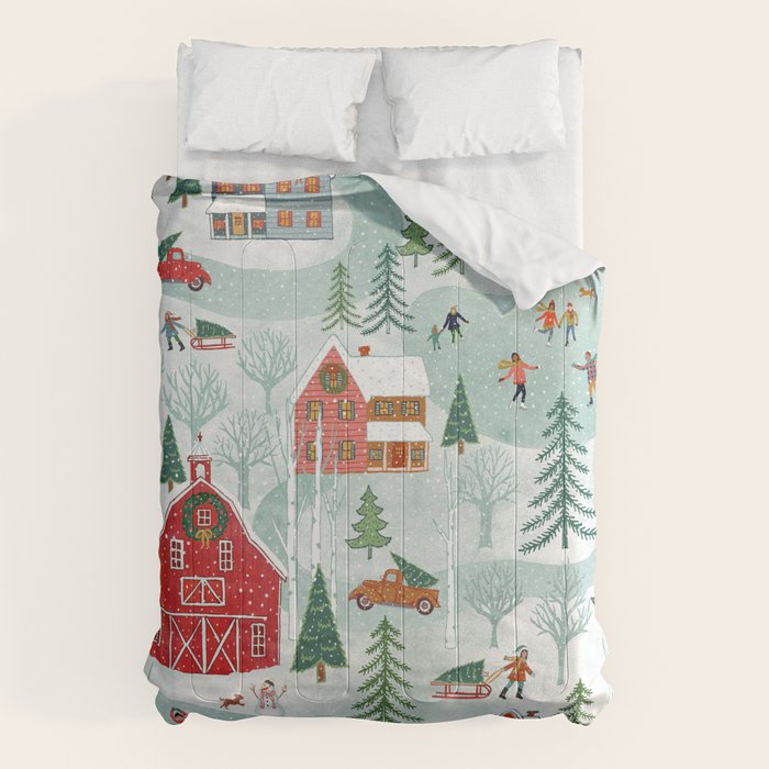 New England Christmas Comforter Gallery Image 6