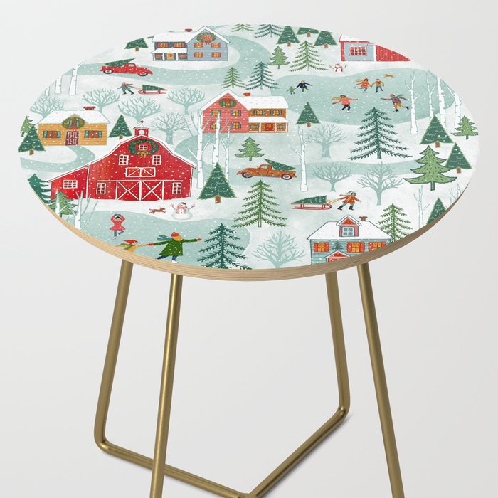 New England Christmas Side Table Gallery Image 2