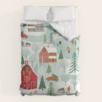 New England Christmas Duvet Cover Gallery Image 6