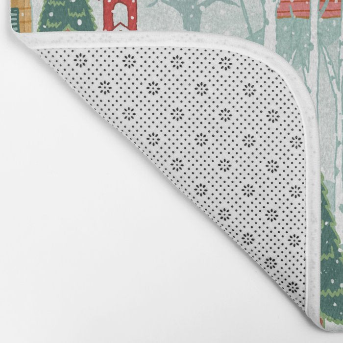 New England Christmas Bath Mat Gallery Image 2