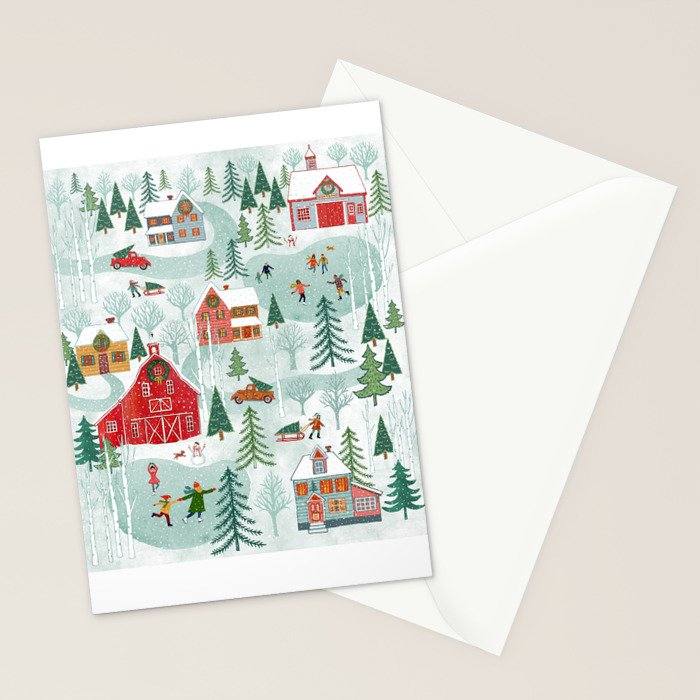 New England Christmas Stationery Card Gallery Image 2