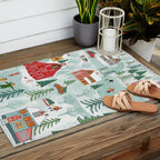 New England Christmas Outdoor Rug Gallery Image 2