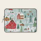 New England Christmas Laptop Sleeve Gallery Image 1