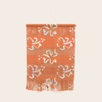 Tropical summer flower pattern art Wall Hanging Gallery Image 1