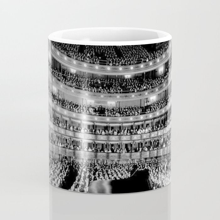 Metropolitan Opera House, New York City black and white photography / black and white photographs Coffee Mug Gallery Image 4