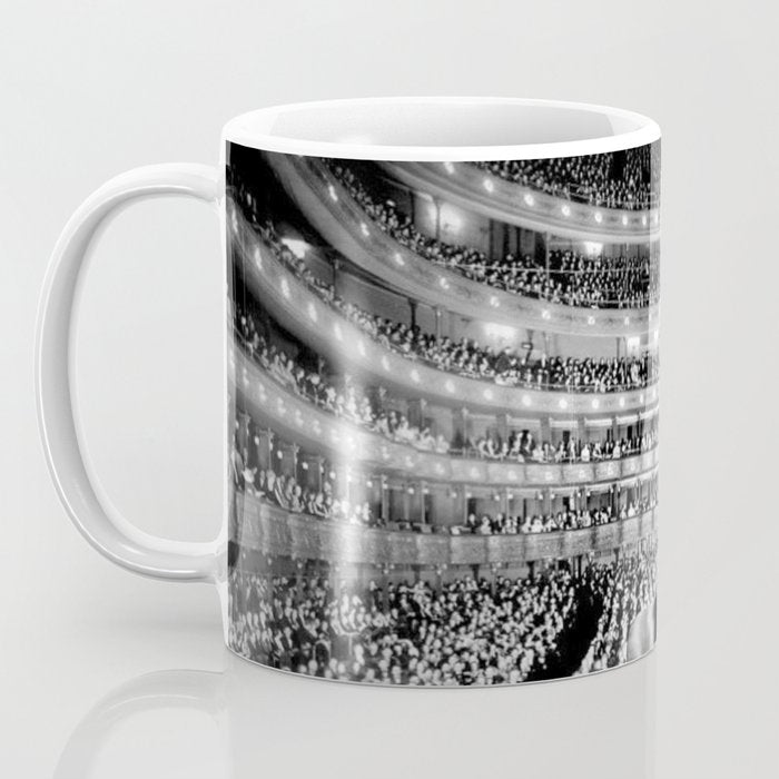 Metropolitan Opera House, New York City black and white photography / black and white photographs Coffee Mug Gallery Image 3