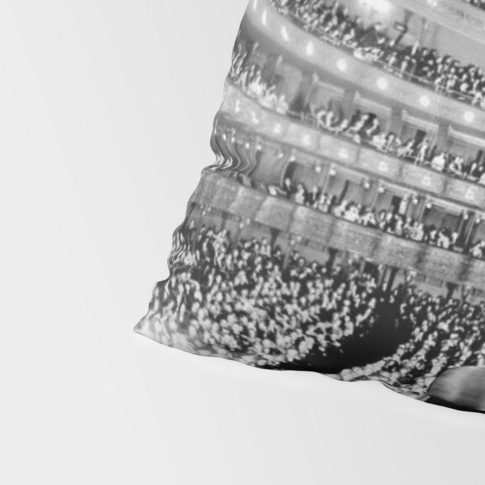Metropolitan Opera House, New York City black and white photography / black and white photographs Pillow Sham Gallery Image 4