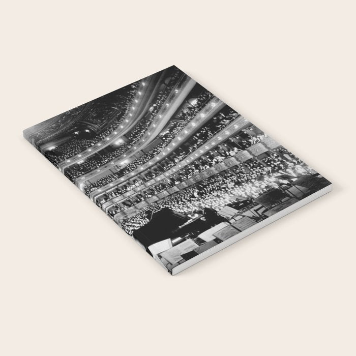 Metropolitan Opera House, New York City black and white photography / black and white photographs Notebook Gallery Image 2