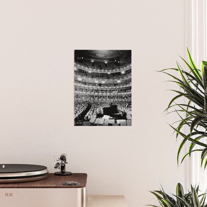 Metropolitan Opera House, New York City black and white photography / black and white photographs Poster Gallery Image 2