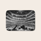 Metropolitan Opera House, New York City black and white photography / black and white photographs Bath Mat Gallery Image 1