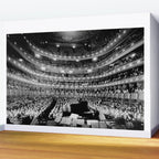 Metropolitan Opera House, New York City black and white photography / black and white photographs Wall Mural Gallery Image 2