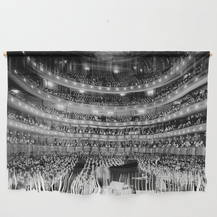 Metropolitan Opera House, New York City black and white photography / black and white photographs Wall Hanging Gallery Image 1