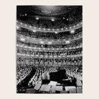 Metropolitan Opera House, New York City black and white photography / black and white photographs Poster Gallery Image 4
