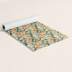 GEORGIA PEACHES Watercolor Peach Print Yoga Mat Gallery Image 2