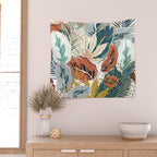Tropical Wild Jungle Wall Tapestry Gallery Image 2