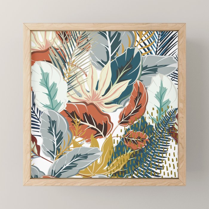 Tropical Wild Jungle Mini Art Print Gallery Image 1