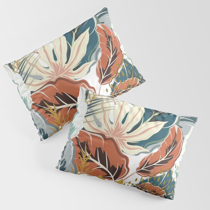Tropical Wild Jungle Pillow Sham Gallery Image 3