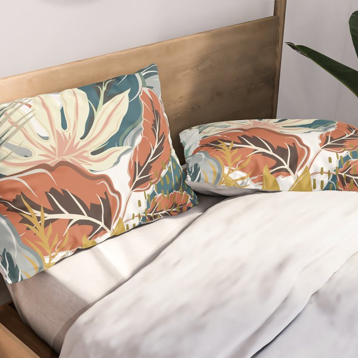 Tropical Wild Jungle Pillow Sham Gallery Image 2