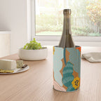 Meadow vibes rust Wine Chiller Gallery Image 4