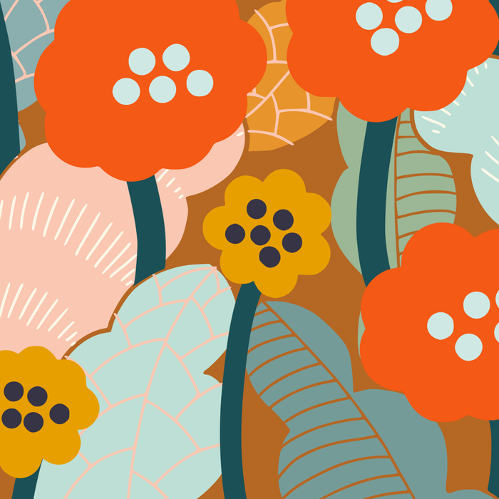 Meadow vibes rust Coffee Mug Gallery Image 2