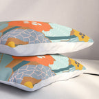Meadow vibes rust Pillow Sham Gallery Image 3