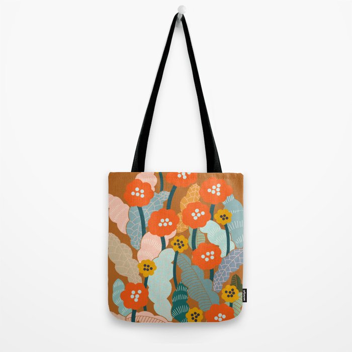 Meadow vibes rust Tote Bag Gallery Image 2