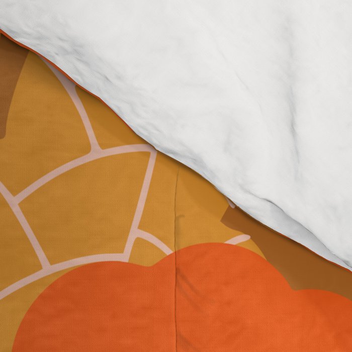 Meadow vibes rust Comforter Gallery Image 4