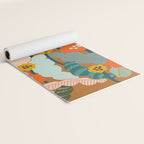 Meadow vibes rust Yoga Mat Gallery Image 2