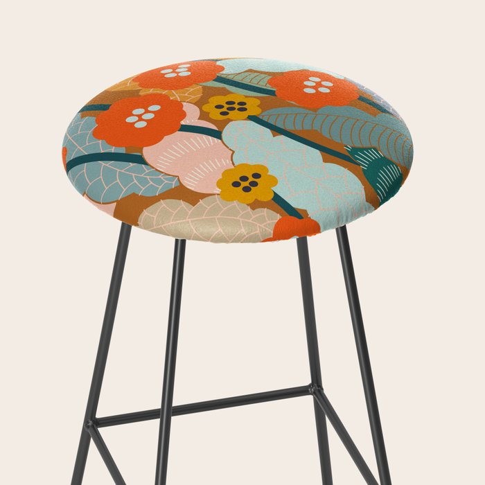 Meadow vibes rust Stool Gallery Image 2