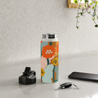 Meadow vibes rust Water Bottle Gallery Image 4