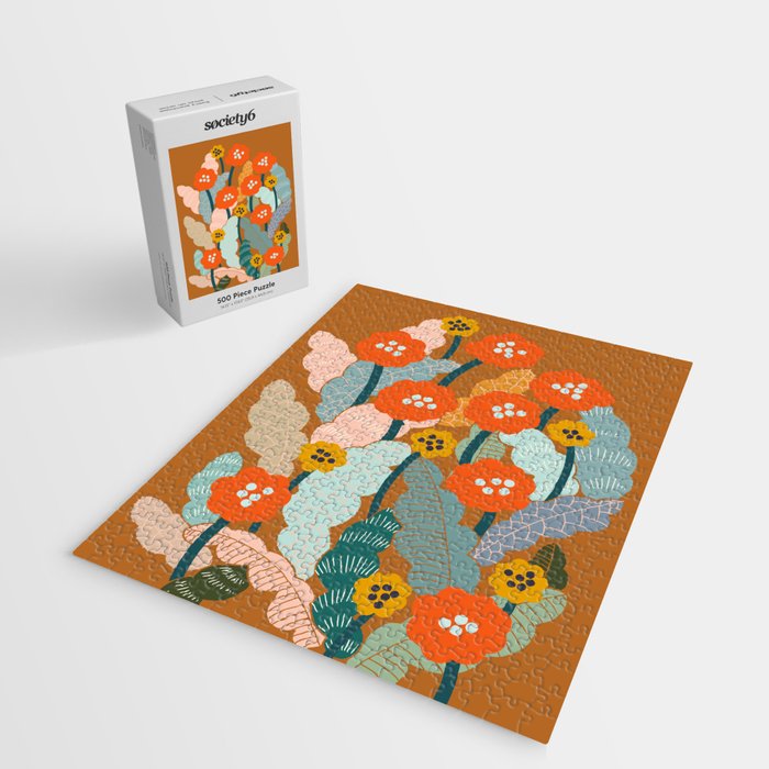 Meadow vibes rust Jigsaw Puzzle Gallery Image 2