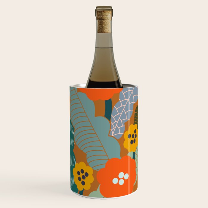 Meadow vibes rust Wine Chiller Gallery Image 3