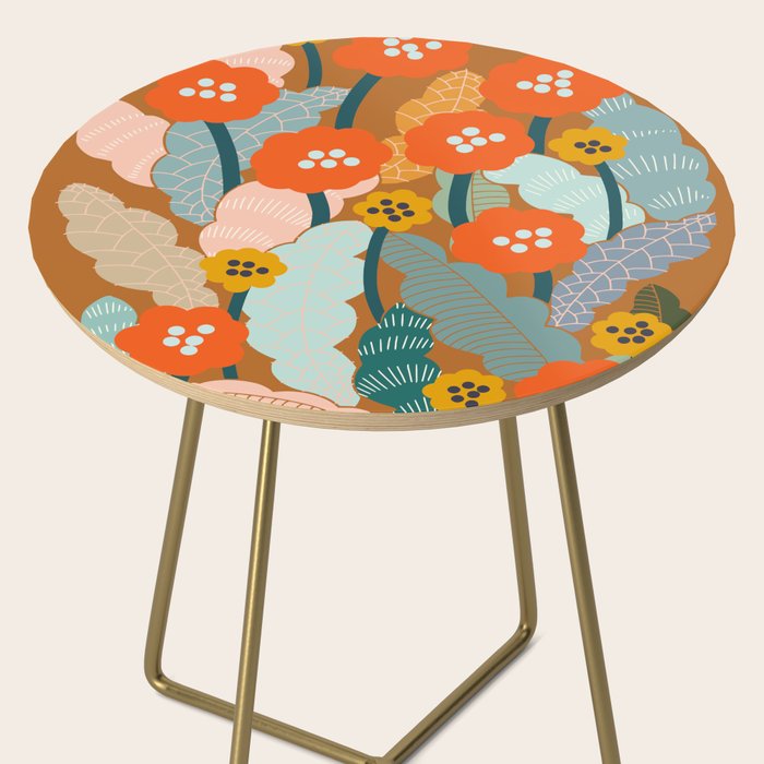 Meadow vibes rust Side Table Gallery Image 2