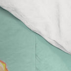 Capricorn Feelings in Pastel Green | Zodiac Series Comforter Gallery Image 4