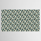 Bold Muted Checks Pattern - Small III Tablecloth Gallery Image 2