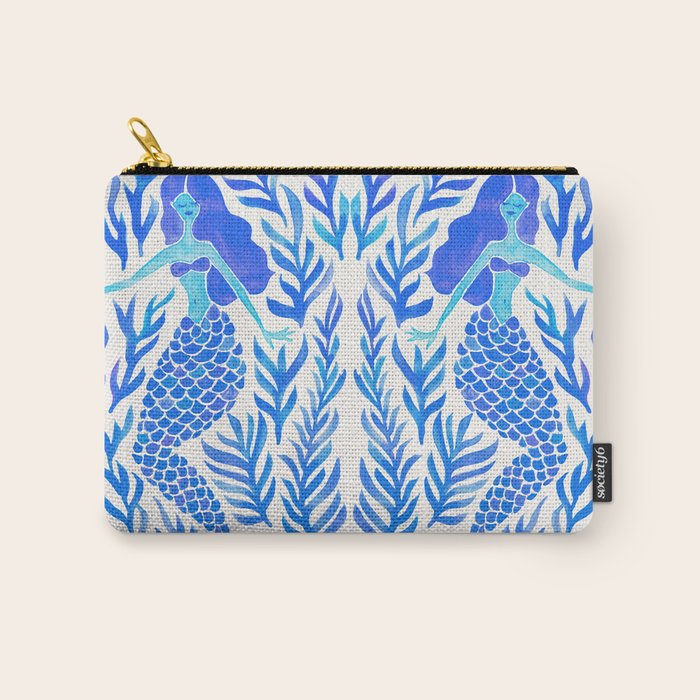 Kelp Forest Mermaid - Blue Palette Carry All Pouch Gallery Image 1