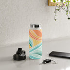 Sea and Sky Abstract Landscape Water Bottle Gallery Image 4