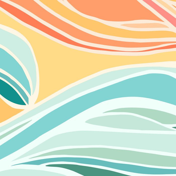Sea and Sky Abstract Landscape Coffee Mug Gallery Image 2