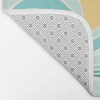 Sea and Sky Abstract Landscape Bath Mat Gallery Image 2