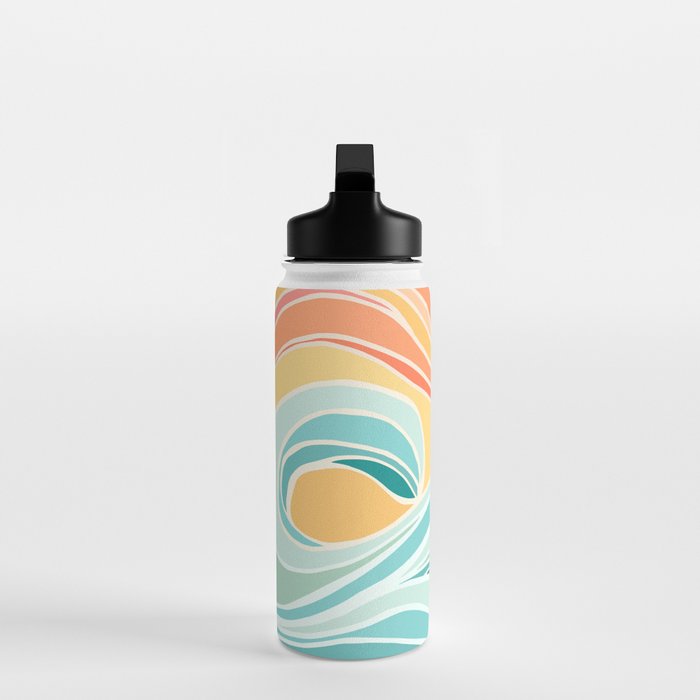 Sea and Sky Abstract Landscape Water Bottle Gallery Image 3