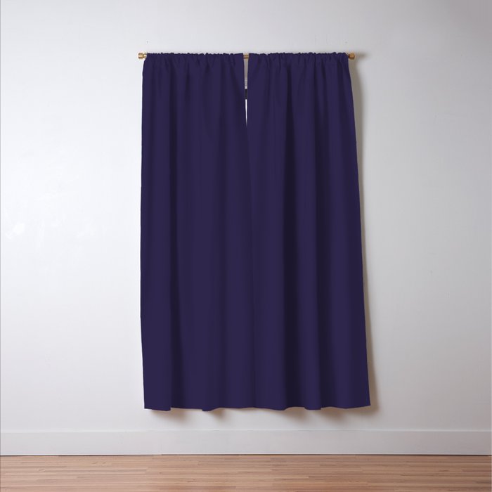 Fig Purple Solid Color Window Curtain Gallery Image 3