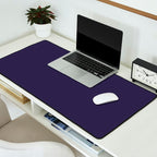 Fig Purple Solid Color Desk Mat Gallery Image 2