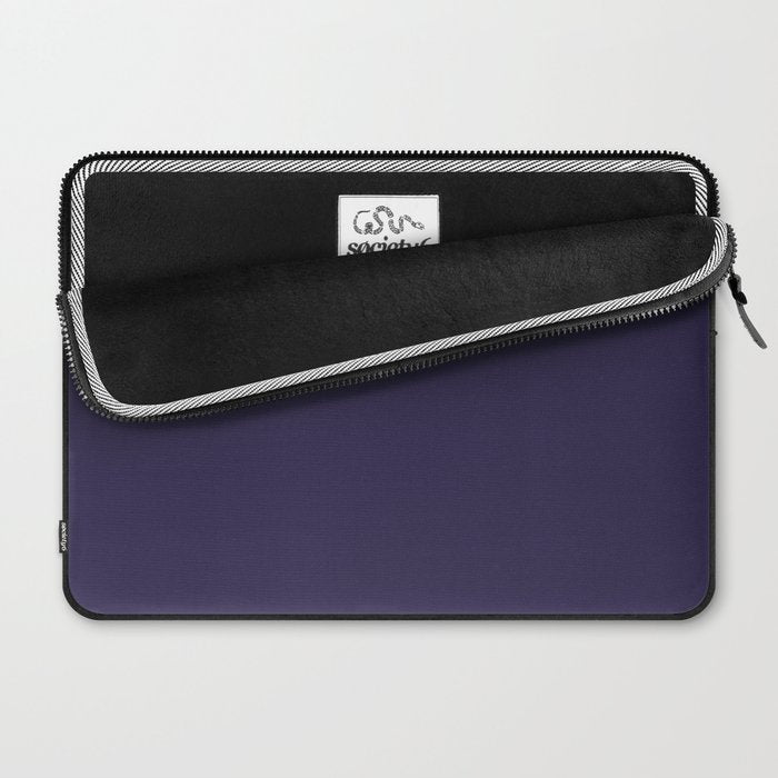 Fig Purple Solid Color Laptop Sleeve Gallery Image 2