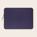 Fig Purple Solid Color Laptop Sleeve Gallery Image 1