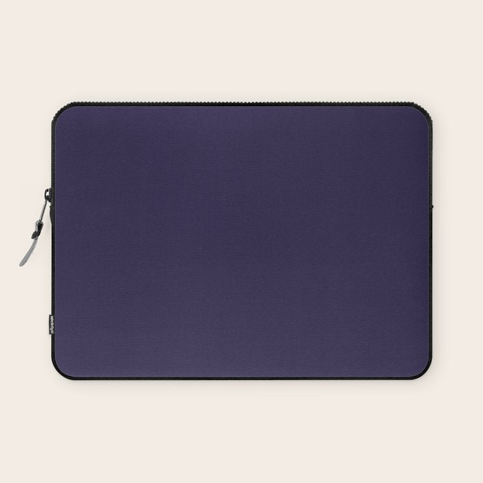 Fig Purple Solid Color Laptop Sleeve Gallery Image 1