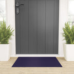 Fig Purple Solid Color Welcome Mat Gallery Image 3